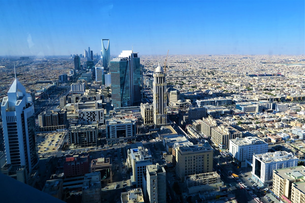 Modern Saudi commercial tower